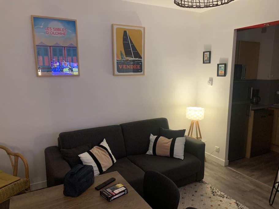 Les Sables D'Olonne, Les Presidents, Charmant Appartement Lumineux, Plage 150 M. Bagian luar foto