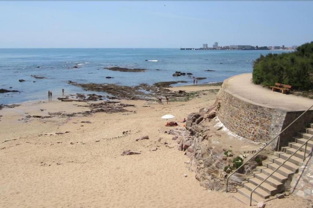 Les Sables D'Olonne, Les Presidents, Charmant Appartement Lumineux, Plage 150 M. Bagian luar foto
