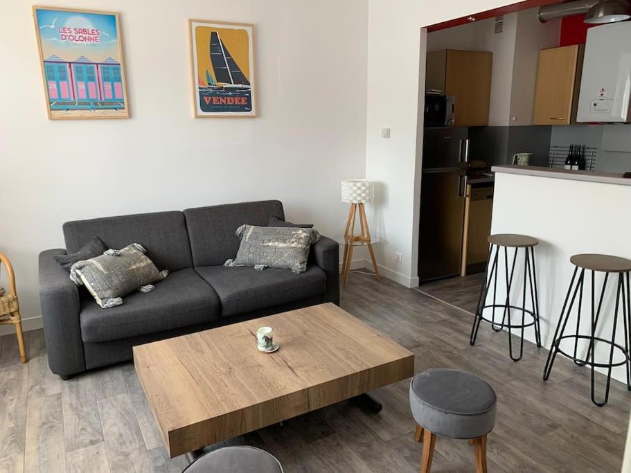 Les Sables D'Olonne, Les Presidents, Charmant Appartement Lumineux, Plage 150 M. Bagian luar foto